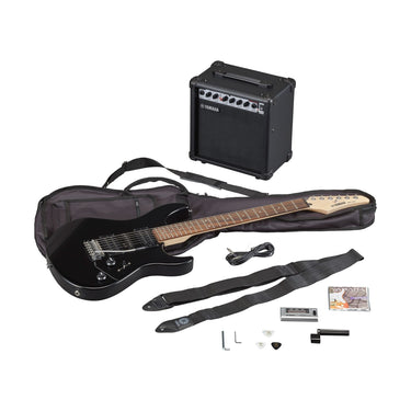 Paquete De Guitarra Electrica Yamaha Negra Erg121gpii bl